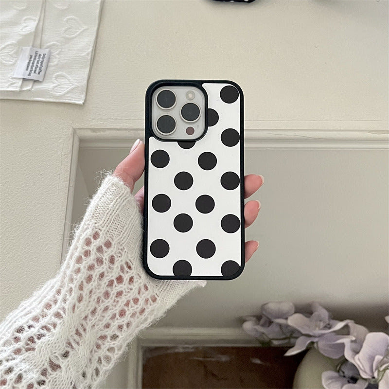 Coque de téléphone simple Dot Diamond résistant à la goutte