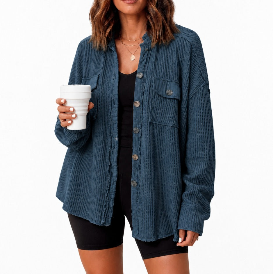 Veste de cardigan pour femmes à manches longues à l'automne
