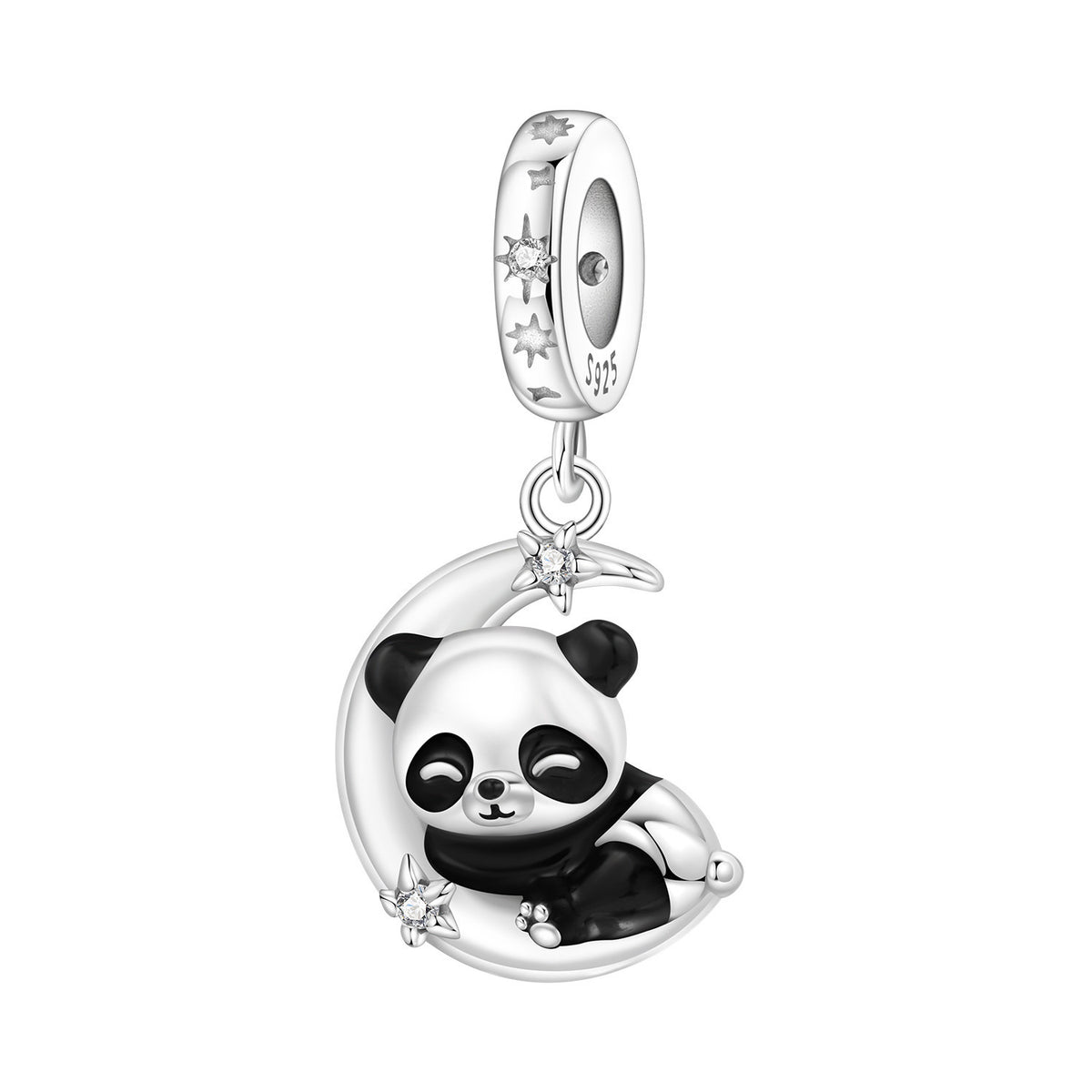 Bamboo mignon Panda bricolage perles de cuivre pendentif accessoires