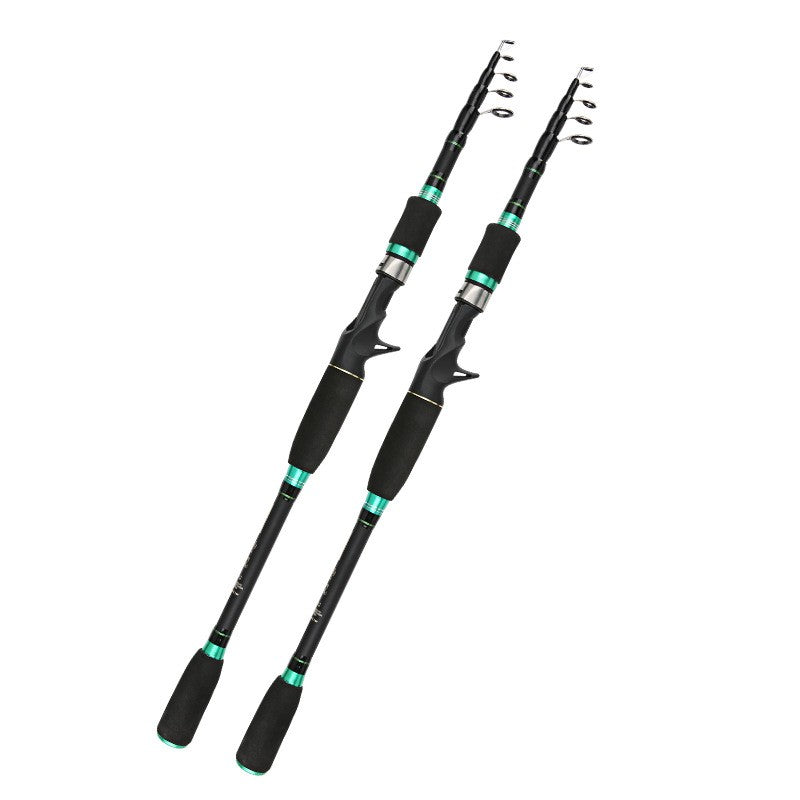 Portable telescopic carbon under-pole route