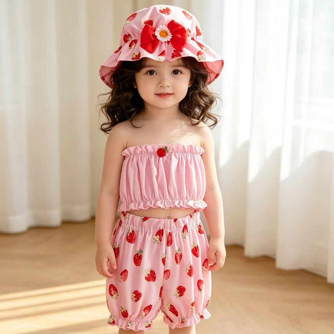 Cartoon été enfants Slips en coton pur Short pour les filles