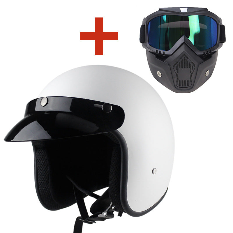 Retro Moto Casque Homme Moto