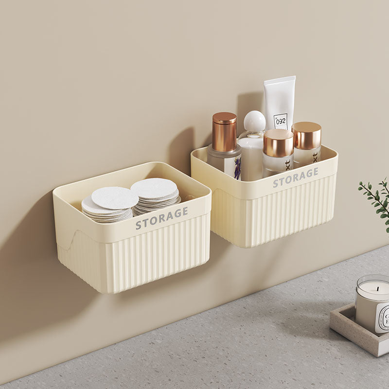 Panier de rangement multifonction-blanc-PP-1 pièce
