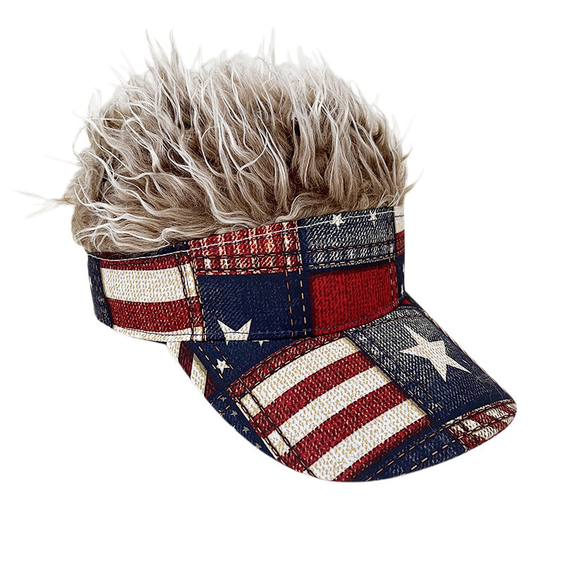Cap de baseball 250e anniversaire de simulation Cap de baseball synthétique court Cap de baseball Spiked