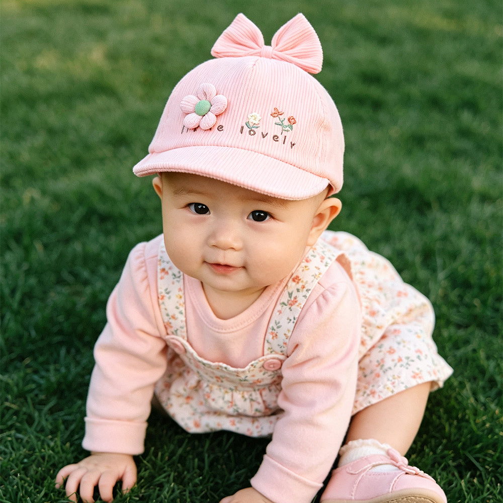 Mignonne en forme d'arc fille Bouchon de baseball pour B