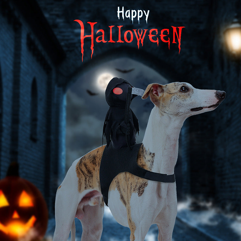 Chien Dark Harvest Costume de transformation chevalier Costume de chat Halloween Costume drôle Cat Cut