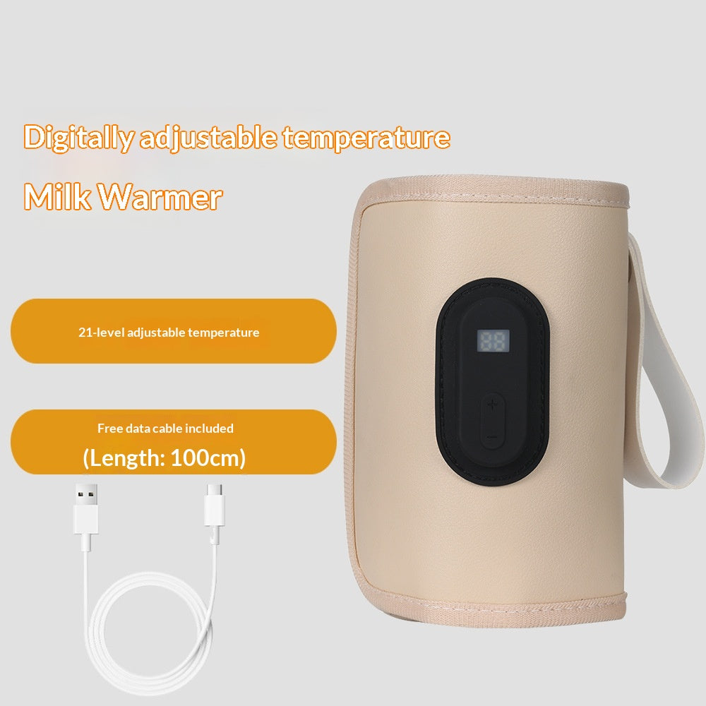 Couverture d'isolation pour bouteille de lait portative USB Intelligent Temperature Control