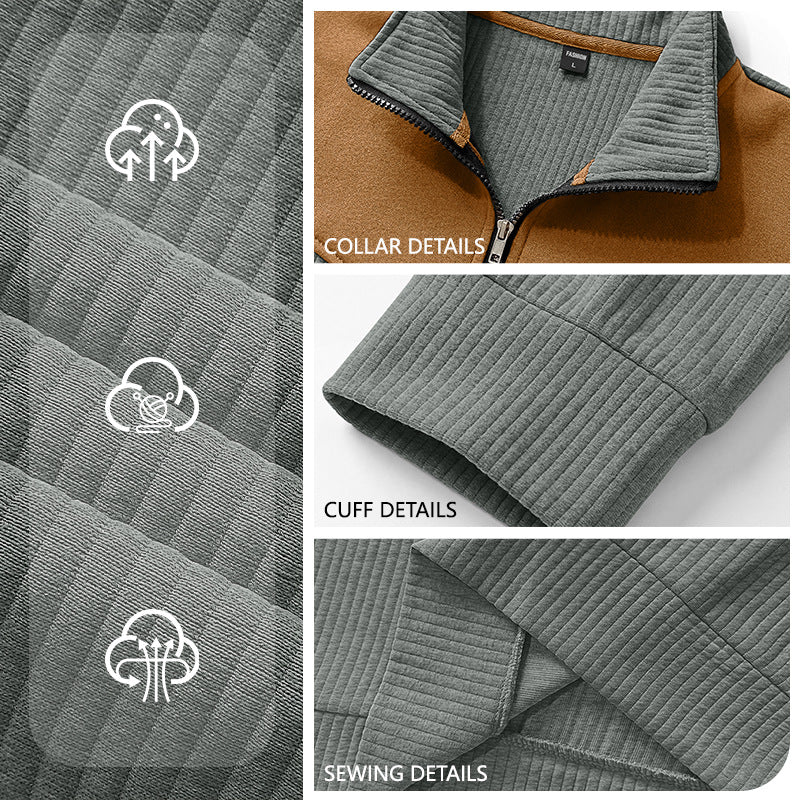 Men's Long-Sleeve Hooded Shirt