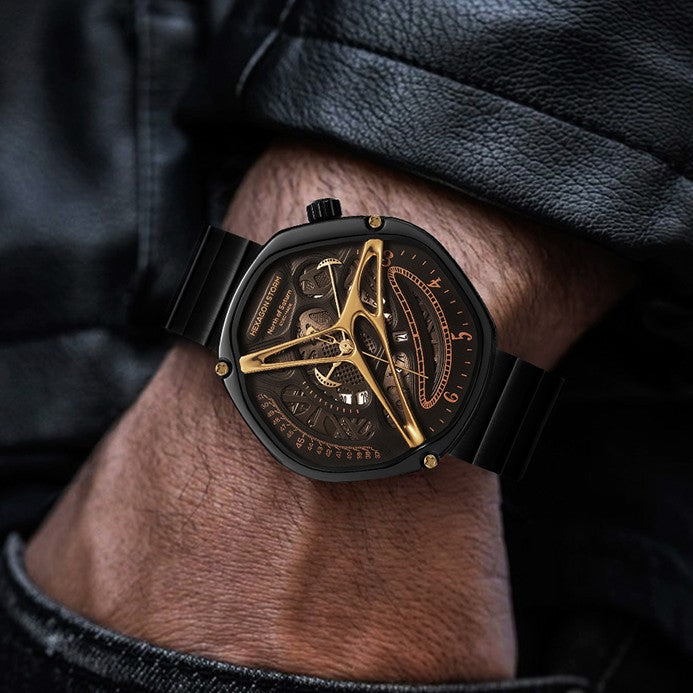 Men's Hollowed Out Alien montre haut de gamme