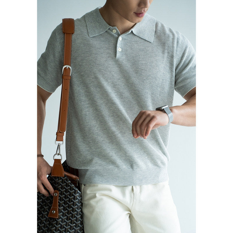 T-shirt casual à manches courtes pour hommes
