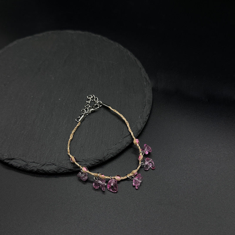 Bracelet de galets de Raffia