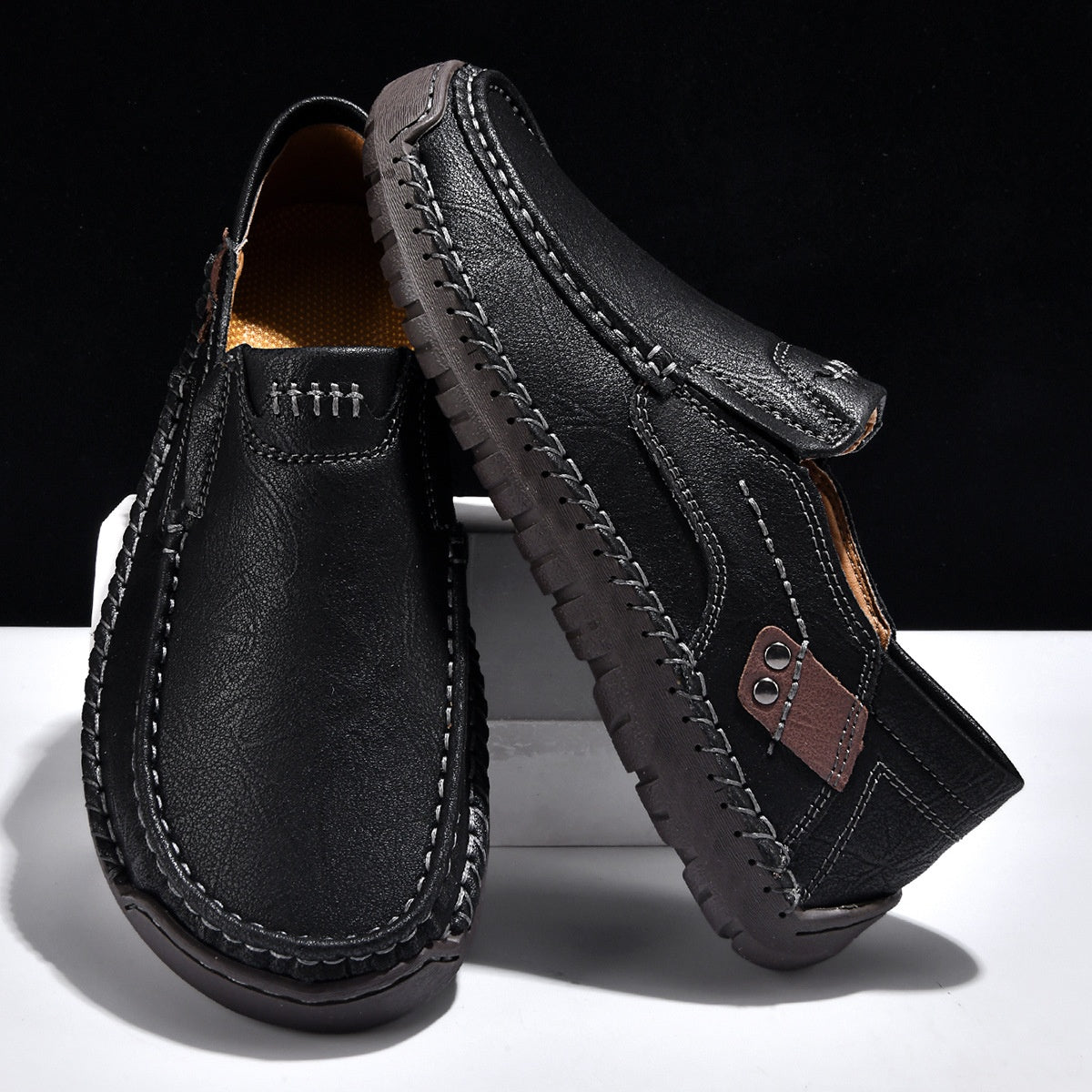 Mocassins Homme large-pied de grande taille Style décontracté