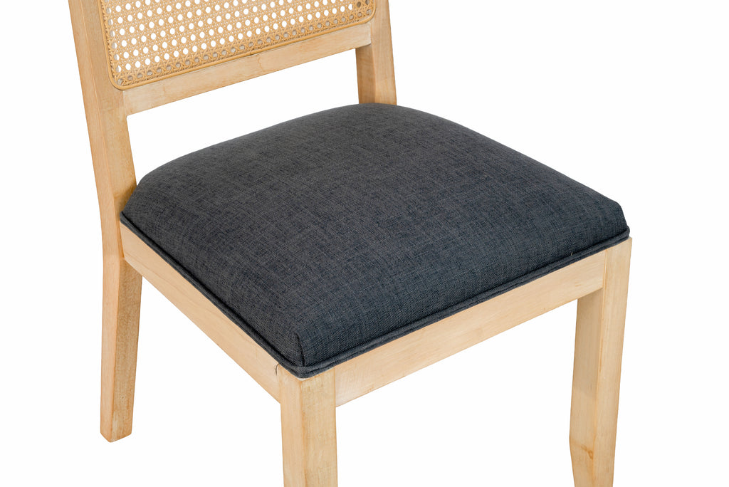 Agritourisme Rattan Chaises à manger Ensemble de 2