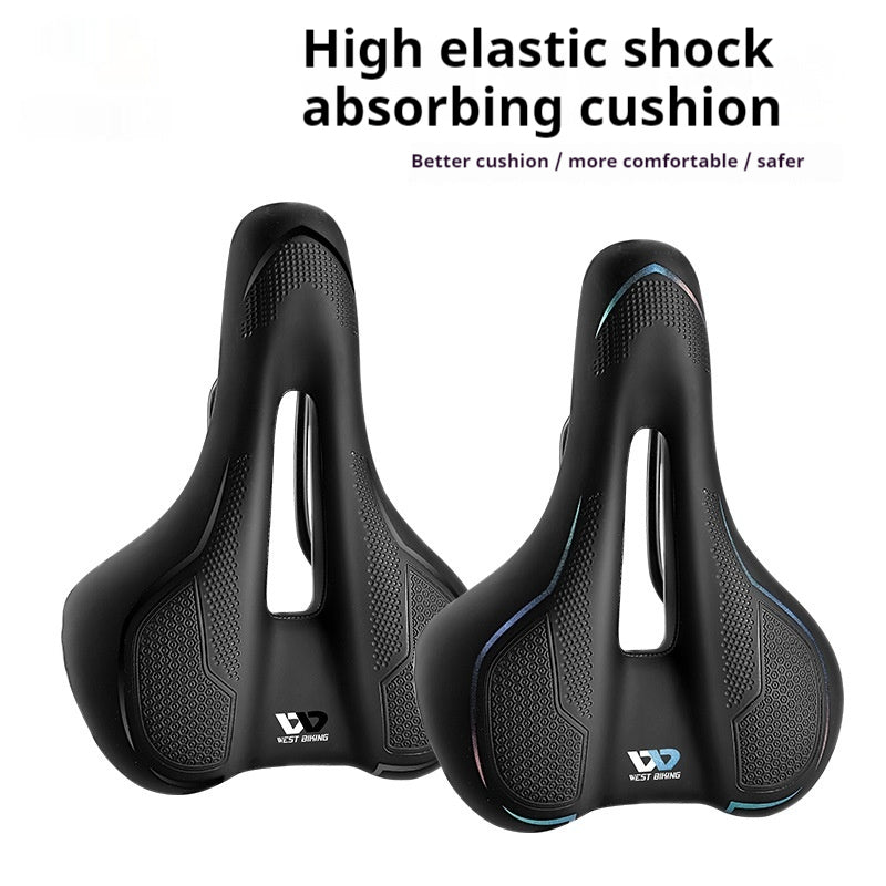 West Rider Bike High Elastic Sangle Saddle Confortable Vélo Cyclisme