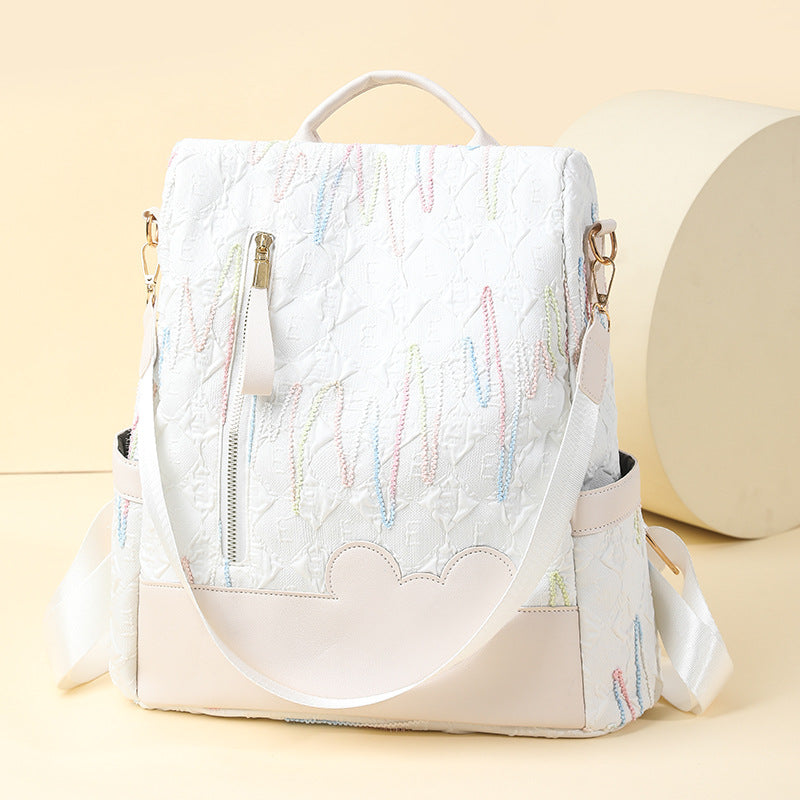 Sac à dos multifonctionnel léger et fashionable pour femme