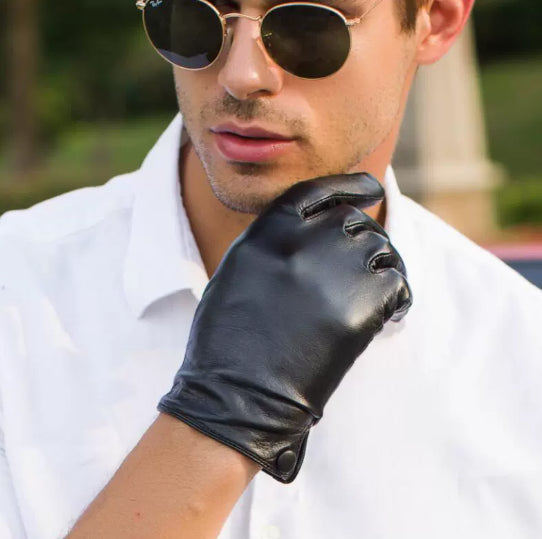 Gants en cuir de conduite moto
