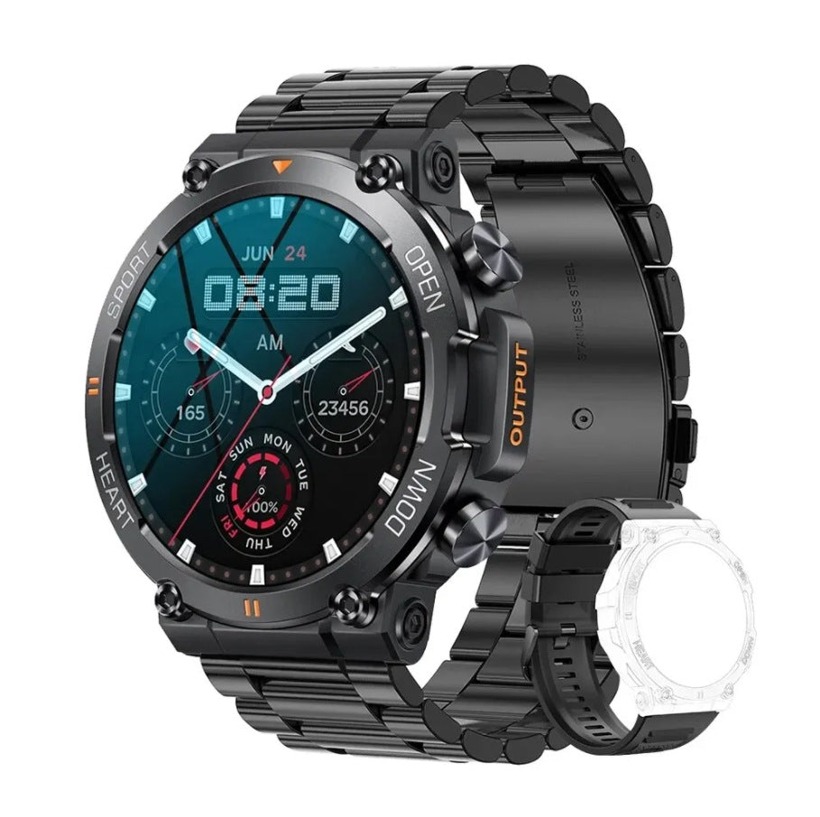 Call Musique Météo Fréquence cardiaque Pression artérielle Smart Watch