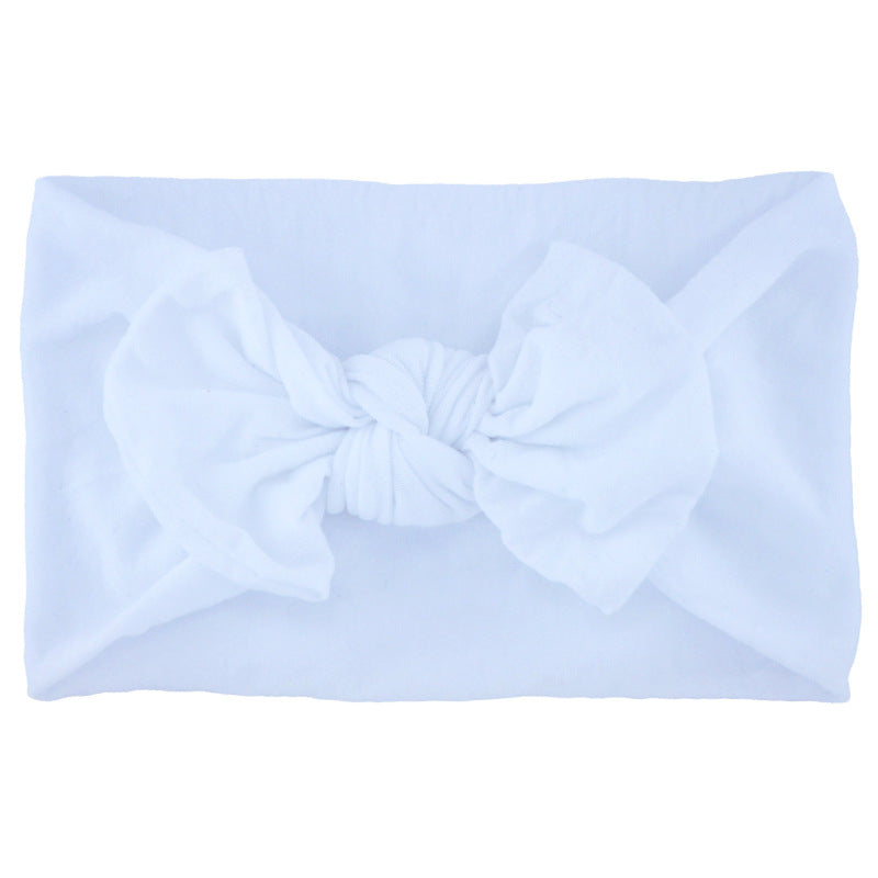 Bandes de tête Super Stretchy Soft Knot avec arcs de cheveux Tête Wrap Accessoires de cheveux pour nouveau-né B