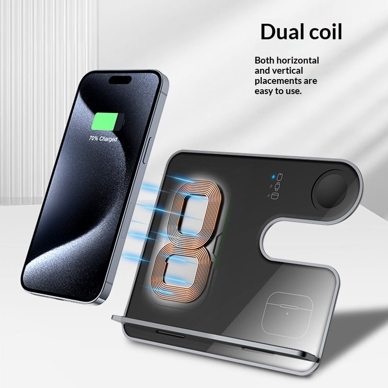 Support de charge magnétique 3-en-1 sans fil