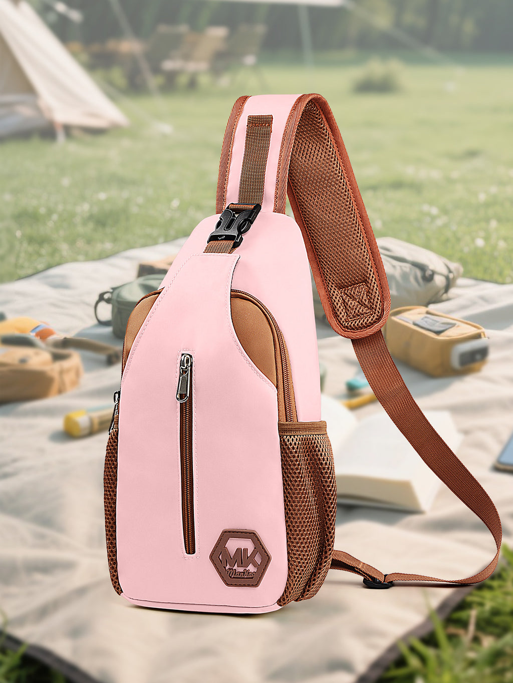 Sac Crossbody résistant à l'usure Sac à la mode de style coréen Outdoor Casual Chest Pack