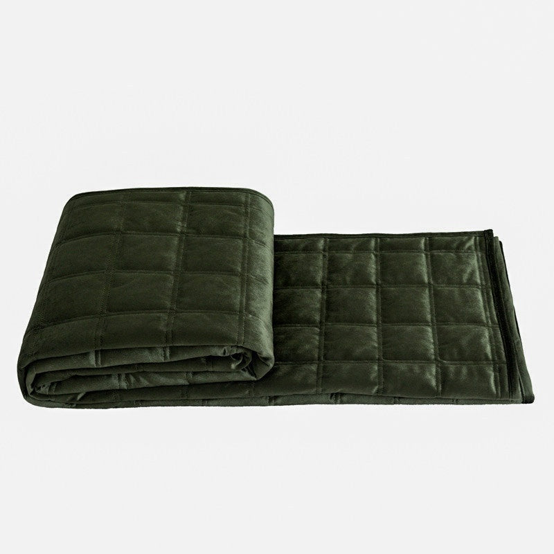 Couverture à lancer vert vintage de luxe légère