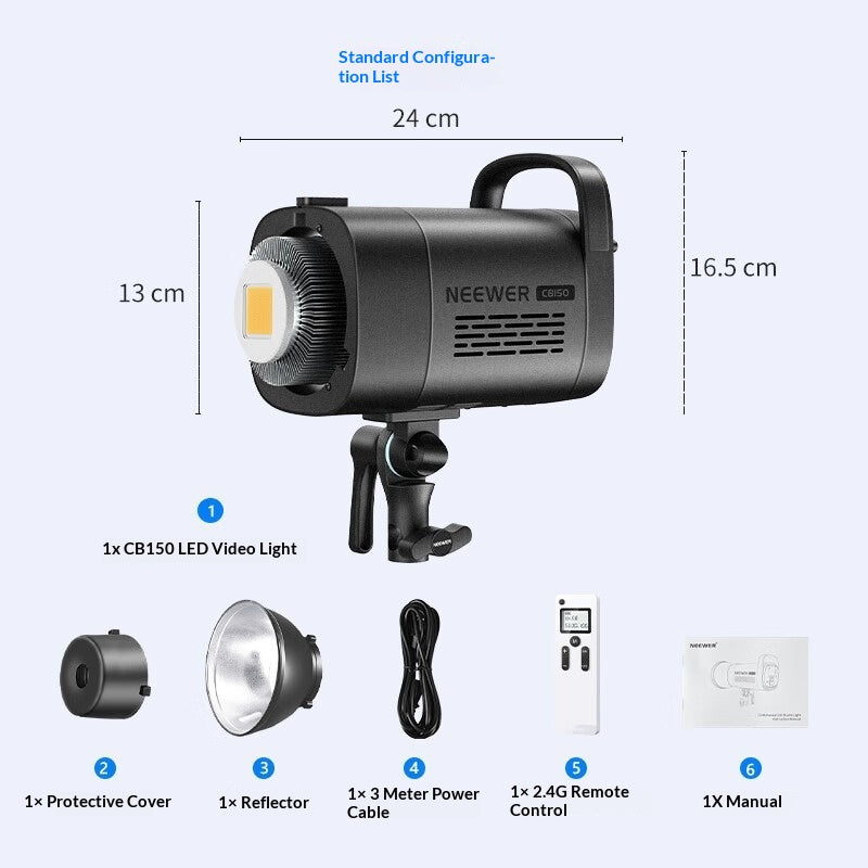 Studio LED Fill Light pour Live Streaming Complet avec un support et des projecteurs Softbox