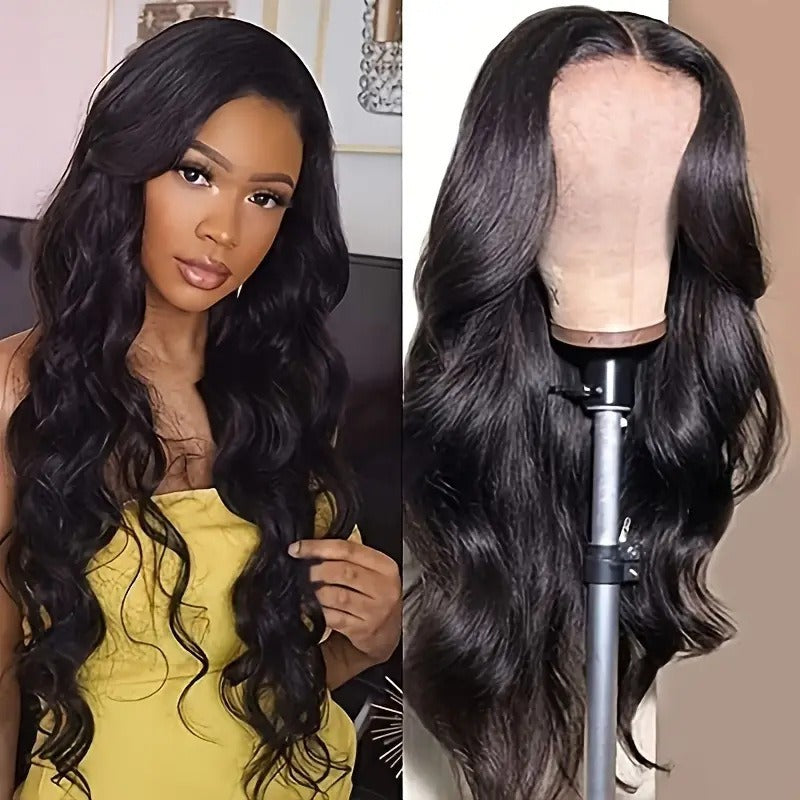 Femmes Synthétique Black Big Wave Wig