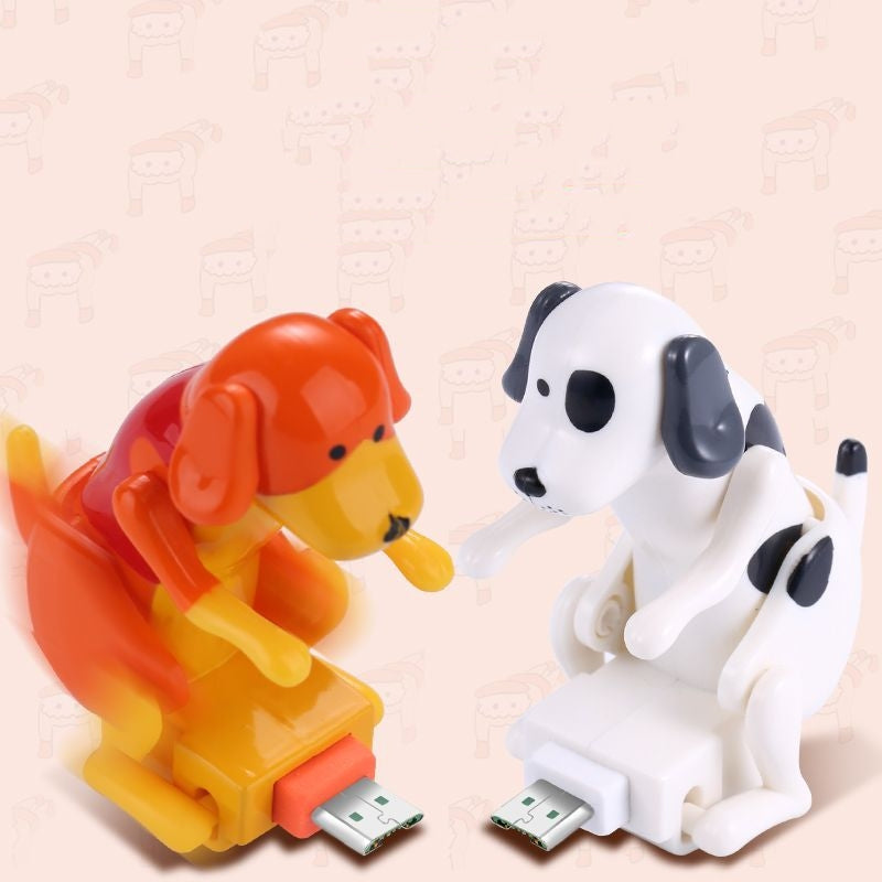 Cartoon Rogue Chien et Puppy Data Cable