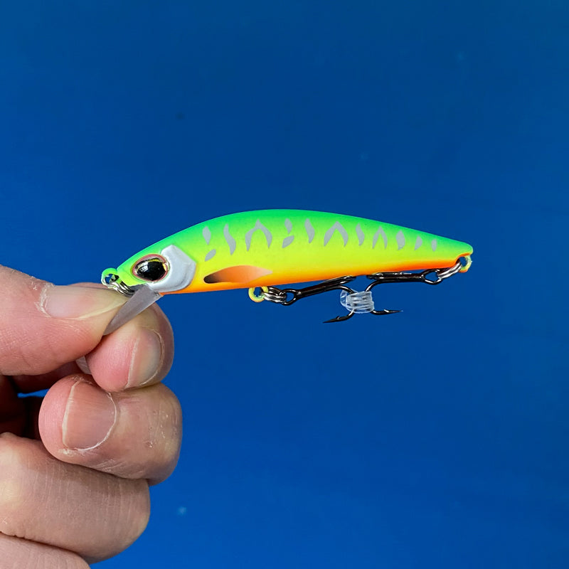 Streamer Lure Quick Sink Bobine rapide Long Cast Minnow 6,3cm