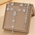 Boucles d'oreilles géométriques Rhombus diamantées simples