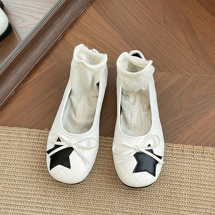 Niche Elegant Fivepointed Star Flats