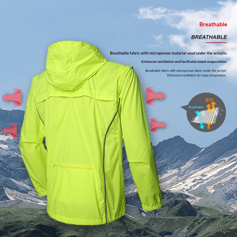 Veste de vélo résistant à la pluie pour hommes