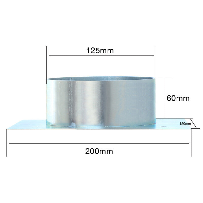 Pour Chine D Iesel Heater Plate de montage en acier galvanisé 60mm Turret Planar