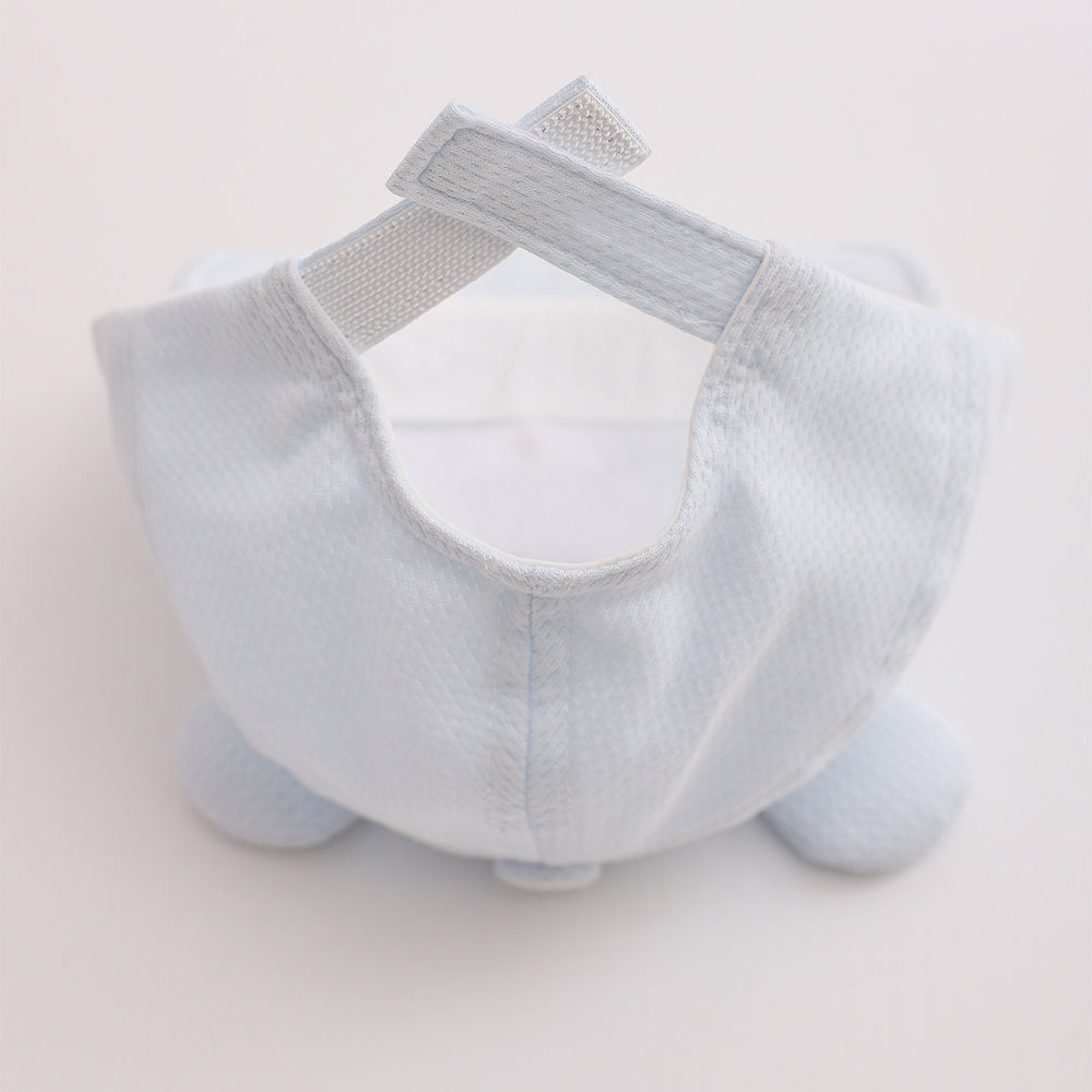 Été bébé Mesh respirant ombre au soleil doux bordé chapeau avec brodé petit soleil et trois