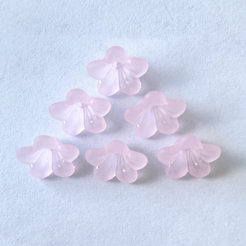 Perles 5-Petal Acrylique Matte