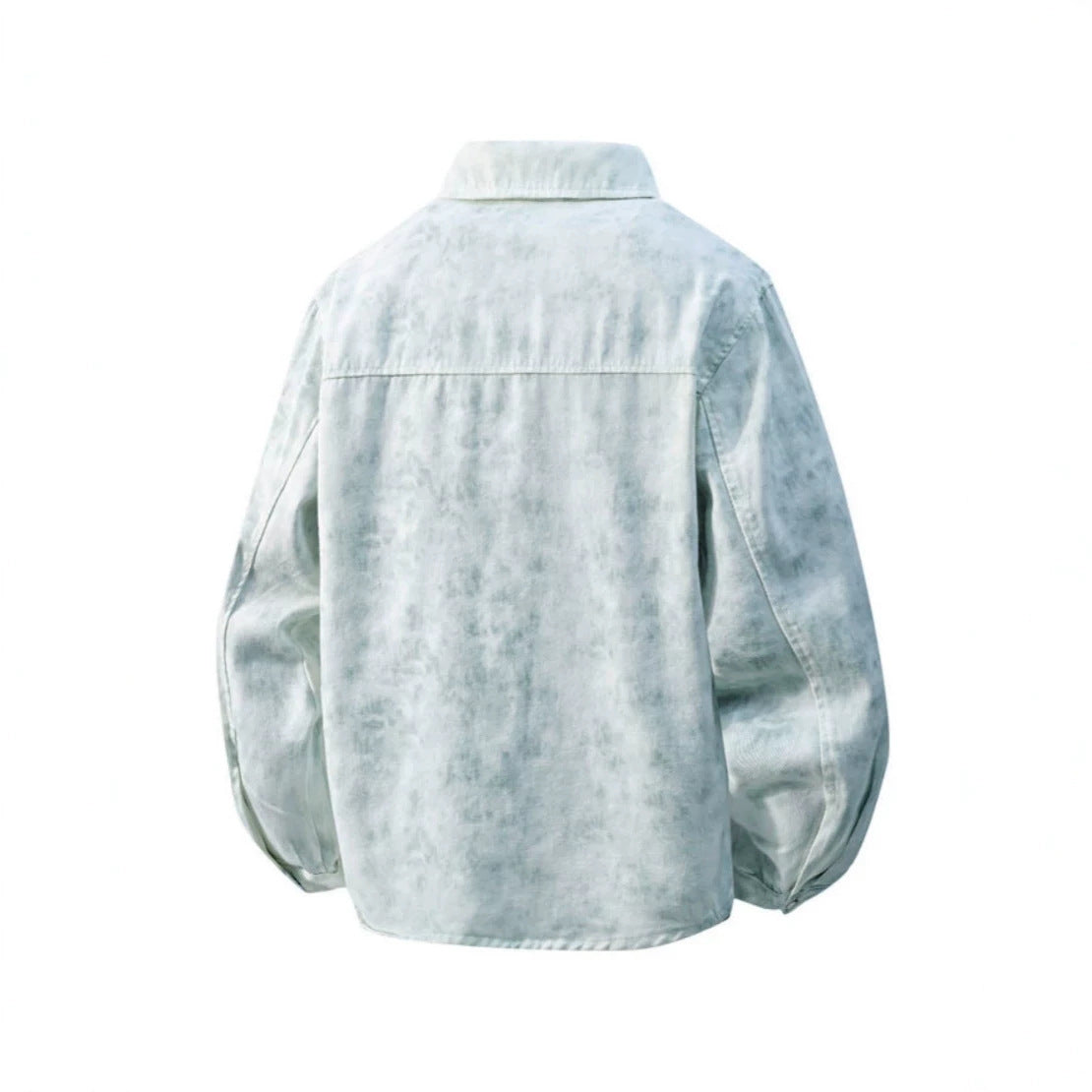 Tie-dye Veste Denim Hommes Top Outerwear