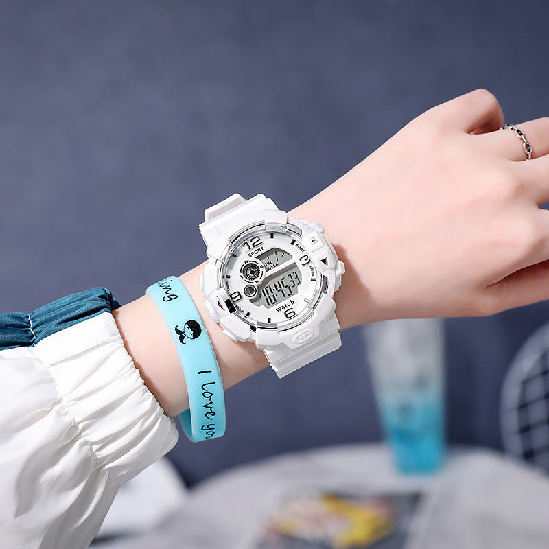 Élèves de l'école primaire et secondaire Sports Waterproof Luminous Watch