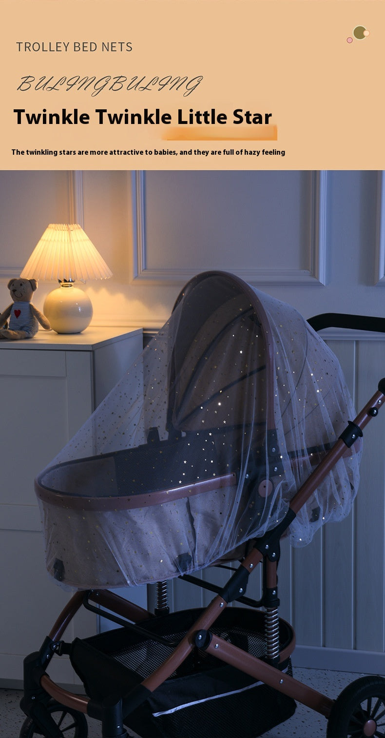 Infantile Mosquito Net Poussette d'impression de type complet