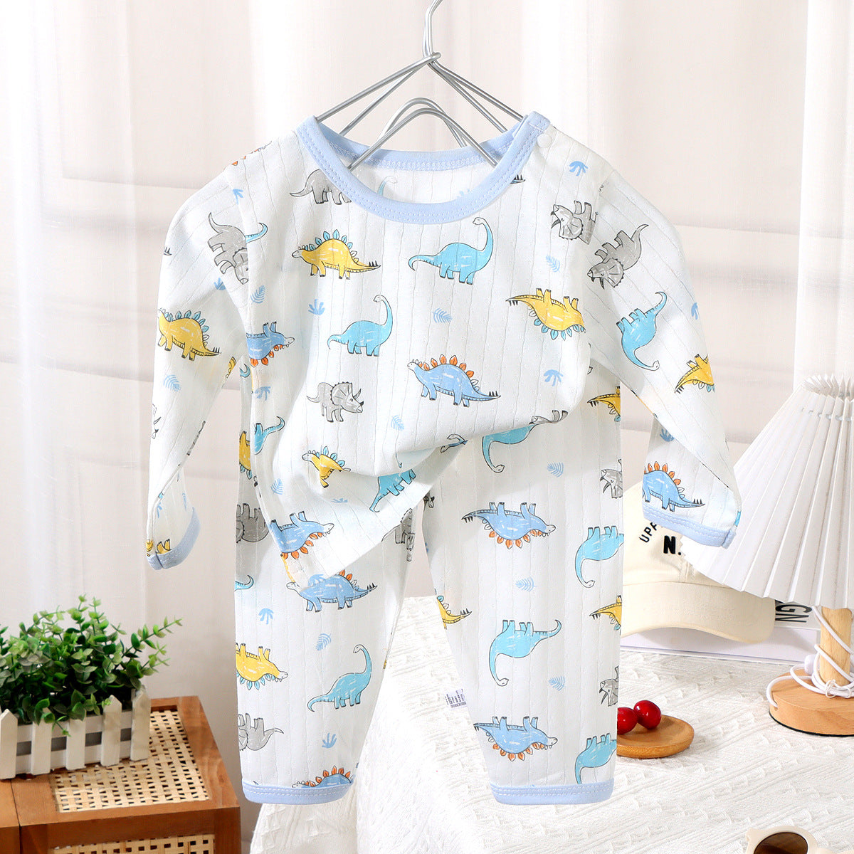 Summer Baby Cotton Maison Porter Pajama pour enfants