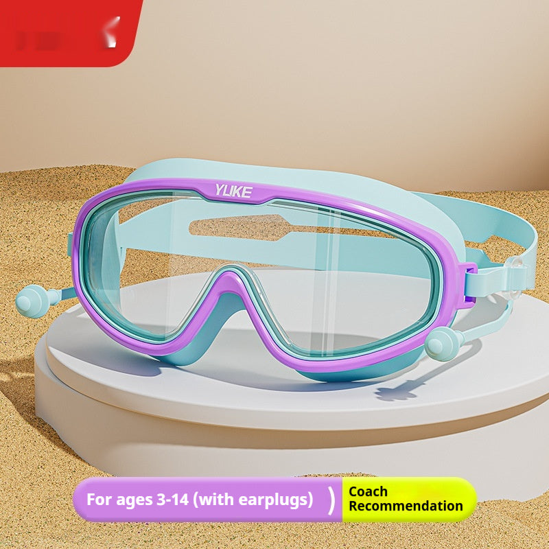 Gants de natation pour enfants avec protection anti-brouillard et nez haute étanche intégrée D