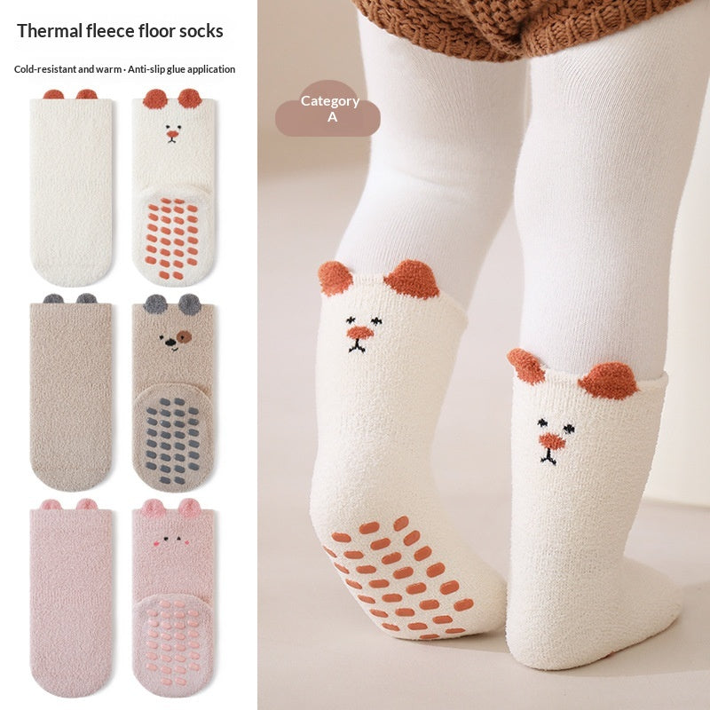 Apprentissage Chaussettes Cartoon Accueil Chaussettes Enfants Lignée de voile