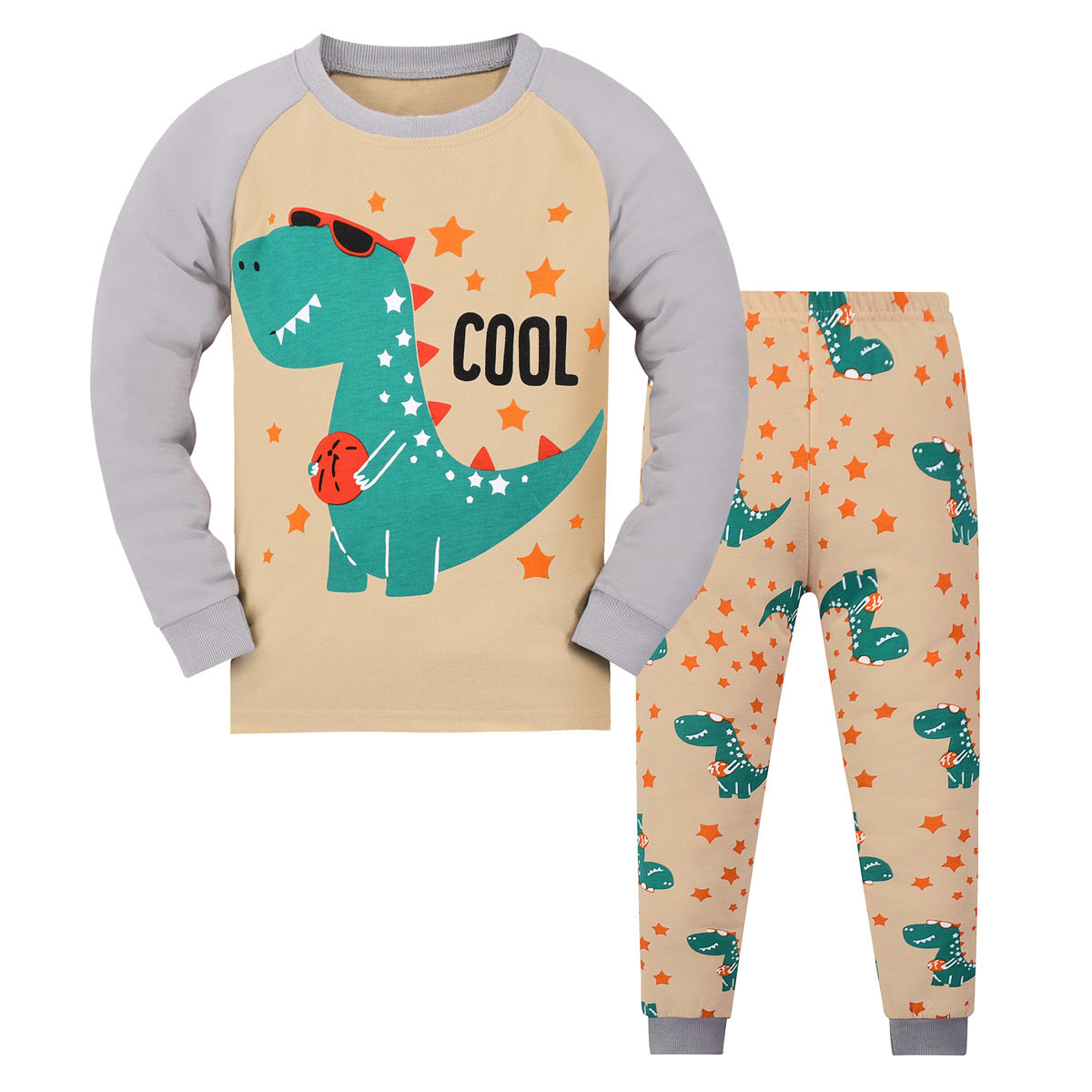 Pantalons à manches longues pour garçons et filles Vêtements de maison Ensemble de pyjama pour enfants