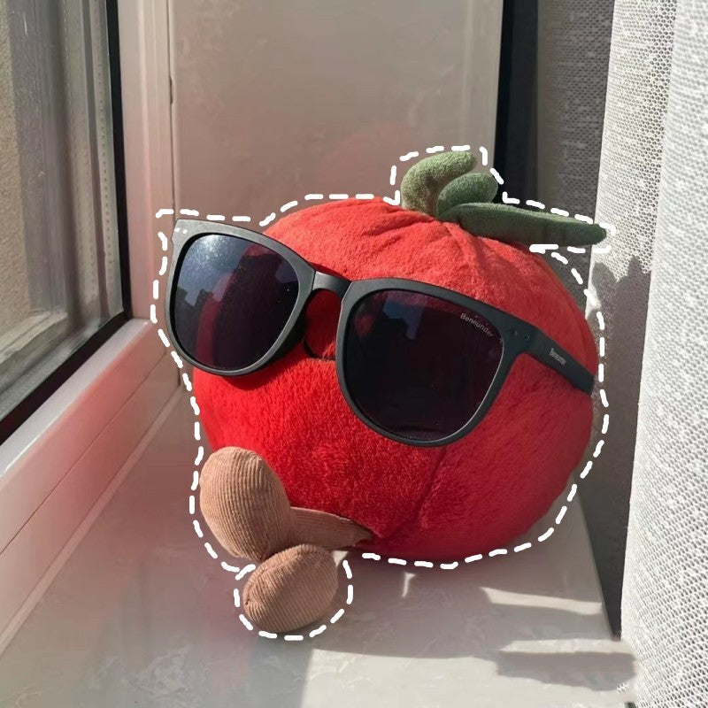 Oreiller en peluche de tomates et de fruits