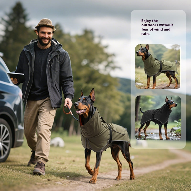 Veste de coquille de chien étanche Et des vêtements à double usage imperméables
