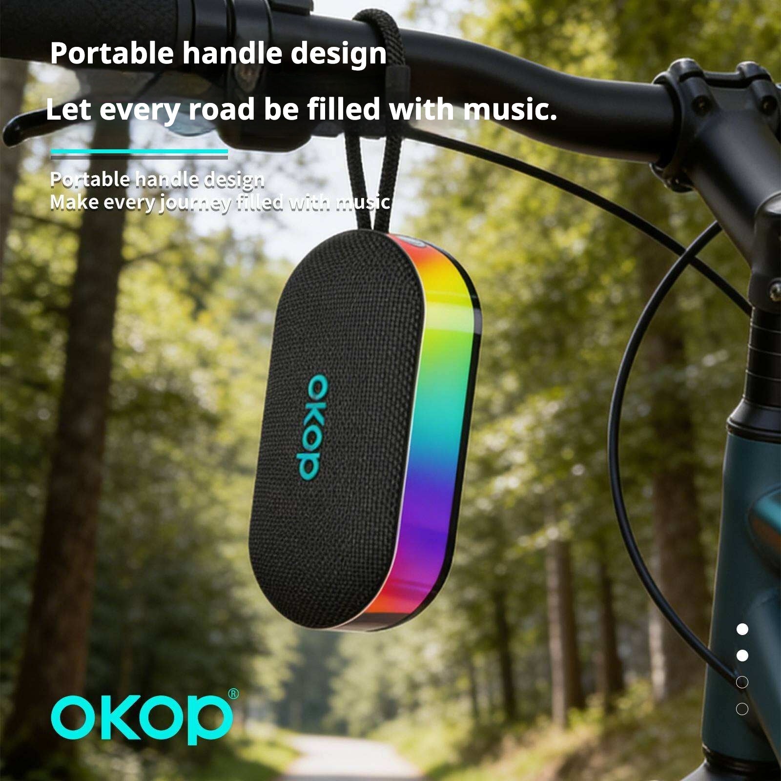 KP-849 Portable Bluetooth haut-parleur sans fil Compact étanche Hi-Fi basse son approprié Fo