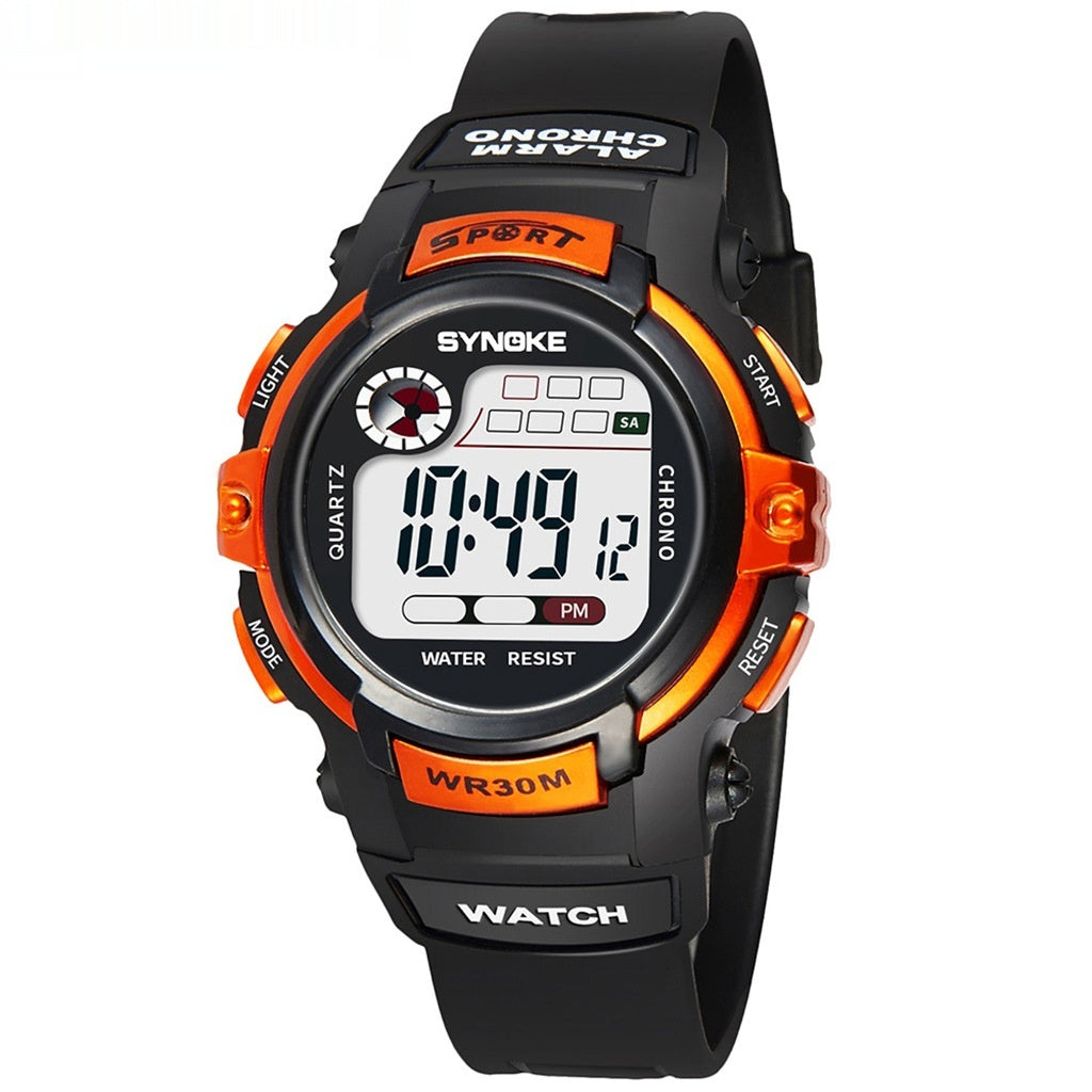 Étudiant Electronic Luminous Waterproof Sports Watch