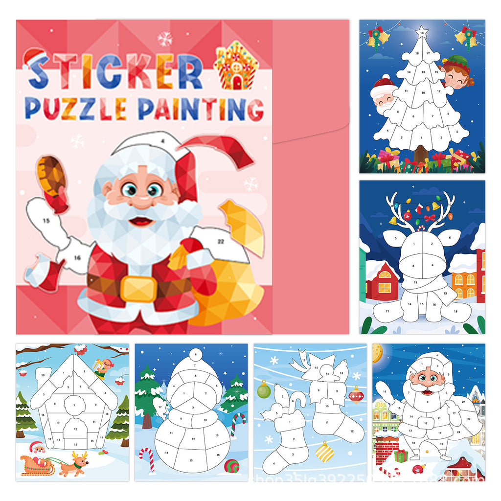 Sticker Puzzle for Creative Kids Learning 3D Puzzle