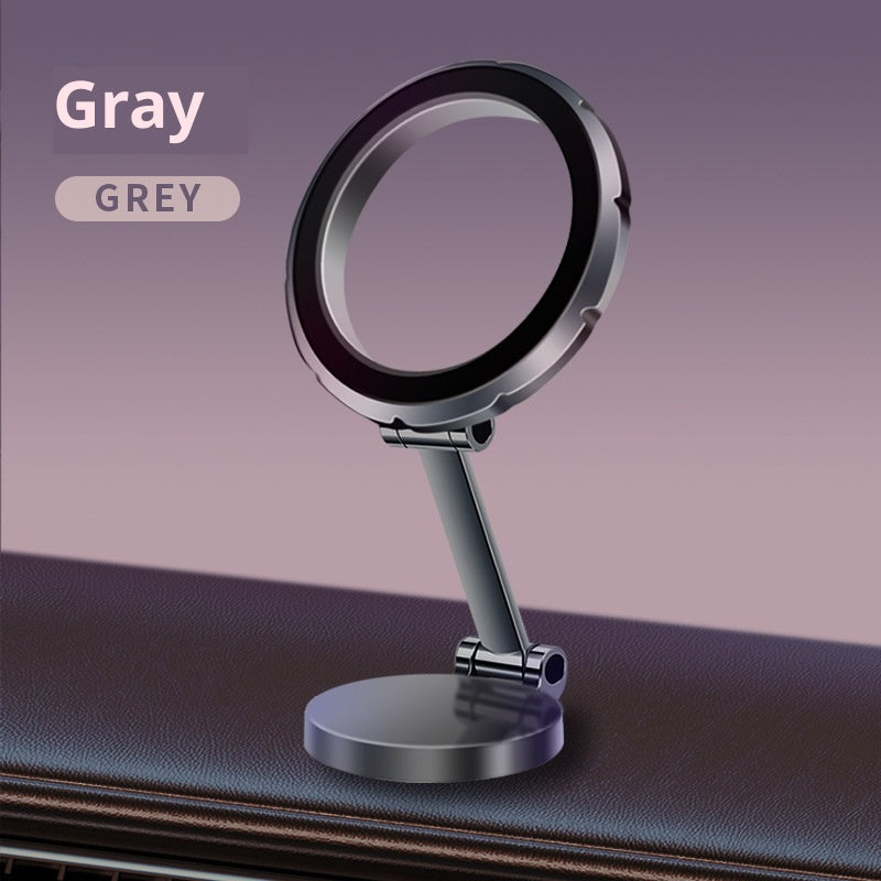 Support magnétique de voiture en alliage Bracket de navigation collapsible