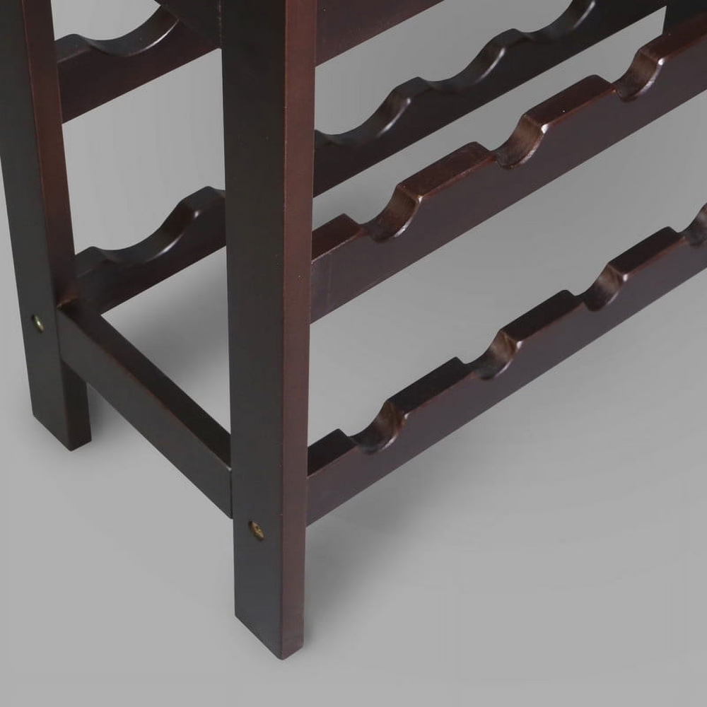 Rack de vin debout en bois massif
