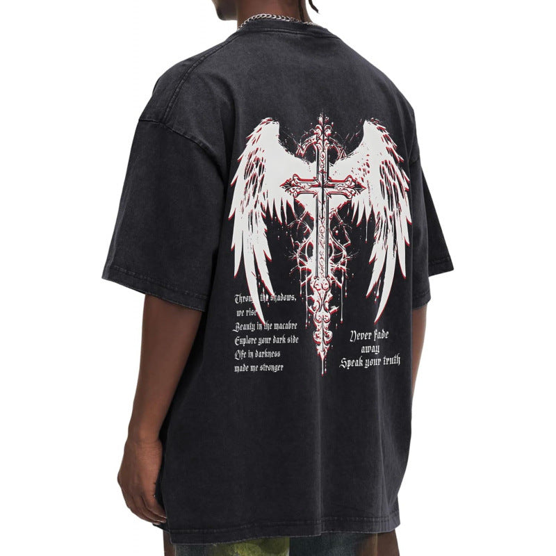 Chemises Goth Punk Vintage pour hommes Gringe Streetwe